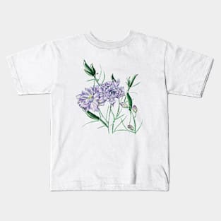 Delphinium terry Kids T-Shirt